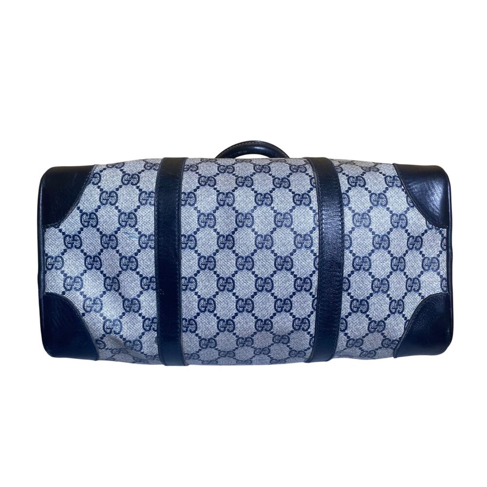 Gucci Navy Boston Bag Vintage - Picture 8 of 14
